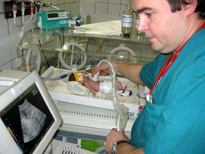 Ультразвуковая диагностика экстрофии у новорожденного, фото